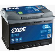 autobaterie  EXIDE  EXCELL 12V /  74Ah /  680A EN